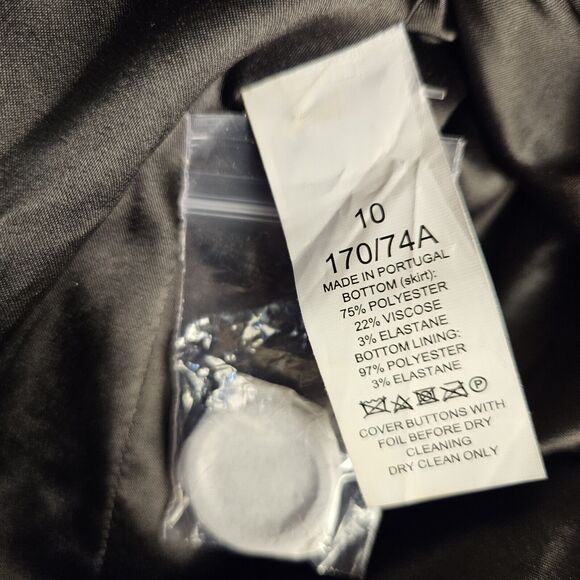 Kate Spade Mainline Colorblock Mini Skirt Size 10 Black A-Line Designer Clueless - Picture 10 of 15